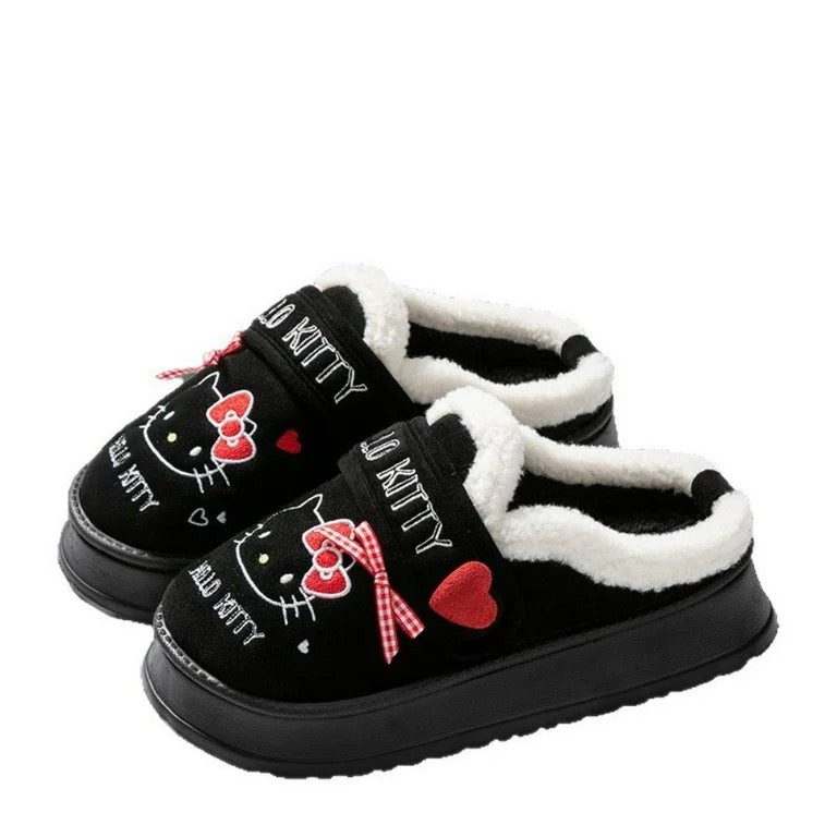 Hello Kitty Cozy Bow Slippers